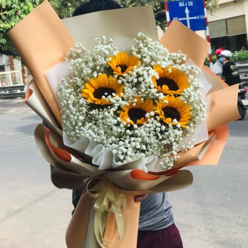 Bó hoa baby giá rẻ ở Dĩ An