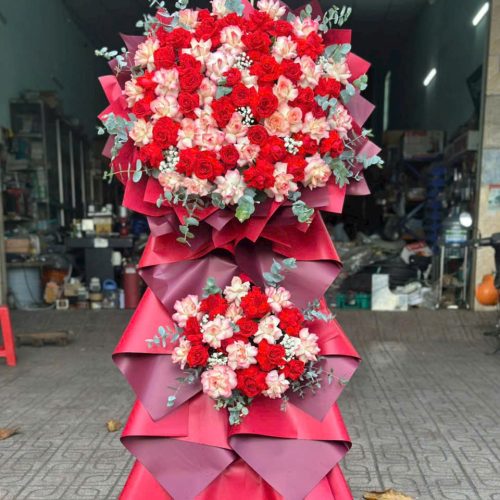 Kệ Hoa CHúc Mừng Dĩ An